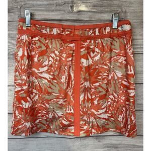 Izod Women’s Orange And White Golf Skort Size M